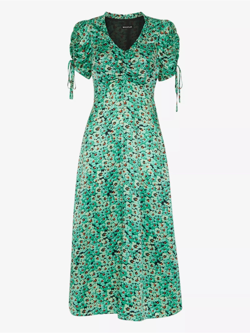 NWT - Whistles Pansy Meadow Silk Mix Midi Dress (US 12)